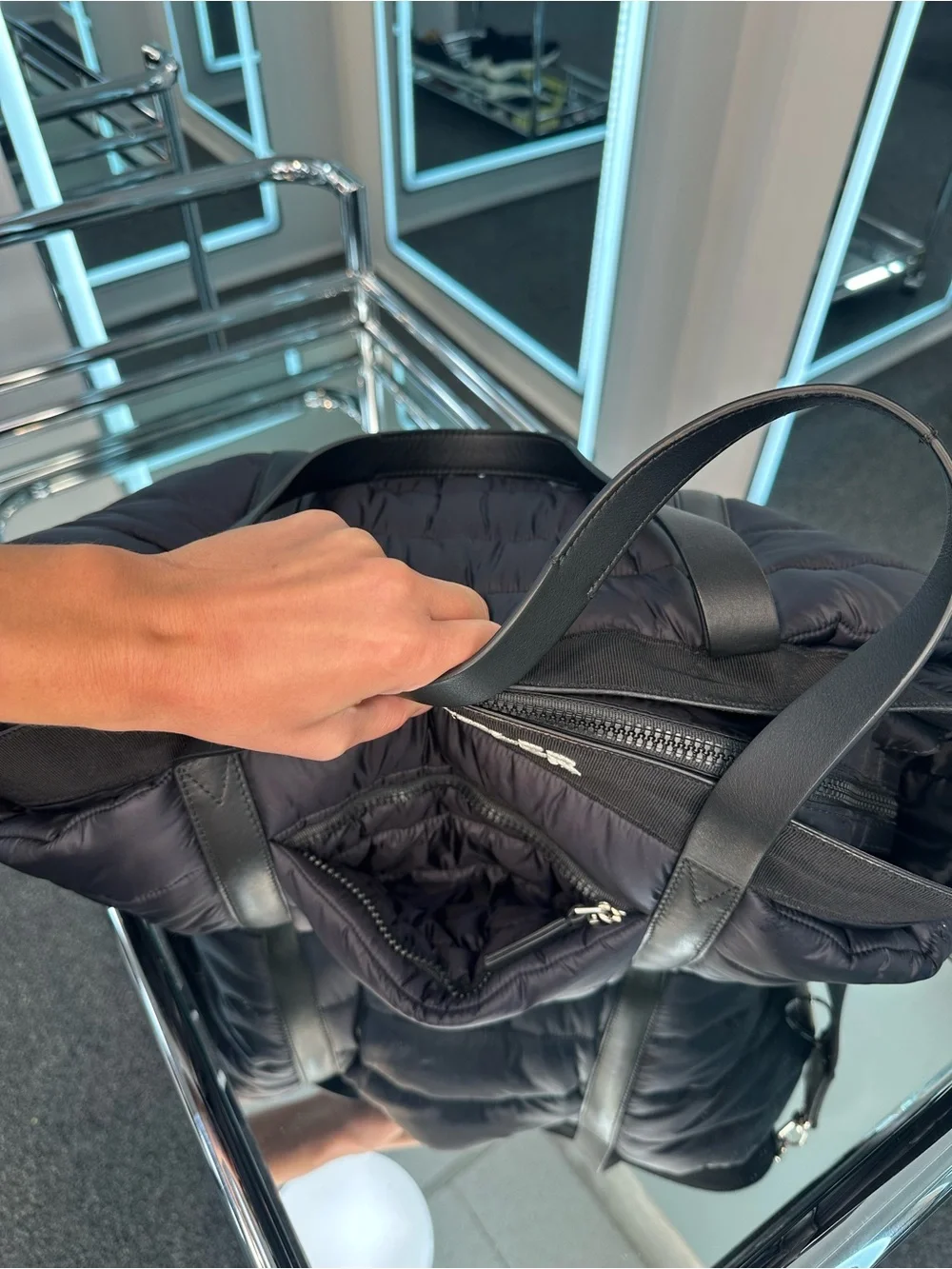 Moncler Padded Diaper/Changing Bag